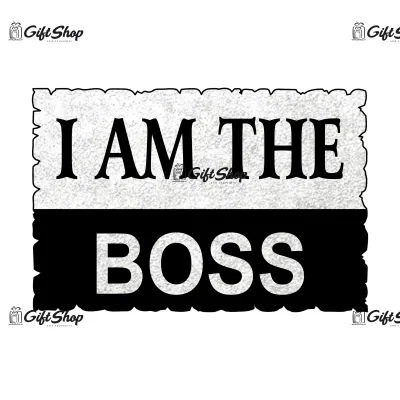Mgs074-magnet frigider-i am the boss